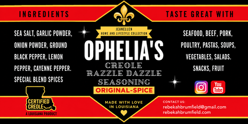 8 oz Ophelia’s Creole Razzle Dazzle Original Seasoning